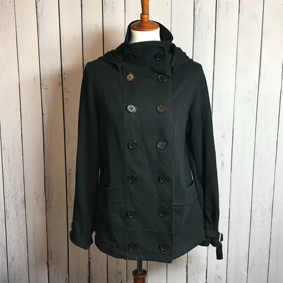 INC Black Removable Hood Jacket - Picture 2 of 8